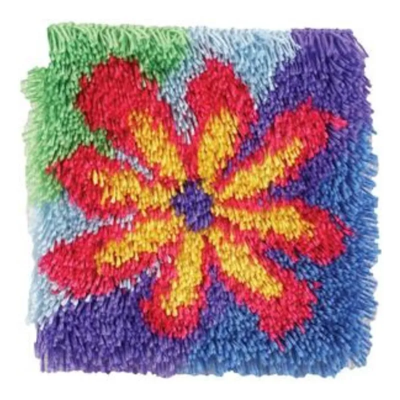 Wonderart Latch Hook Kit: Shaggy - Flower Patch