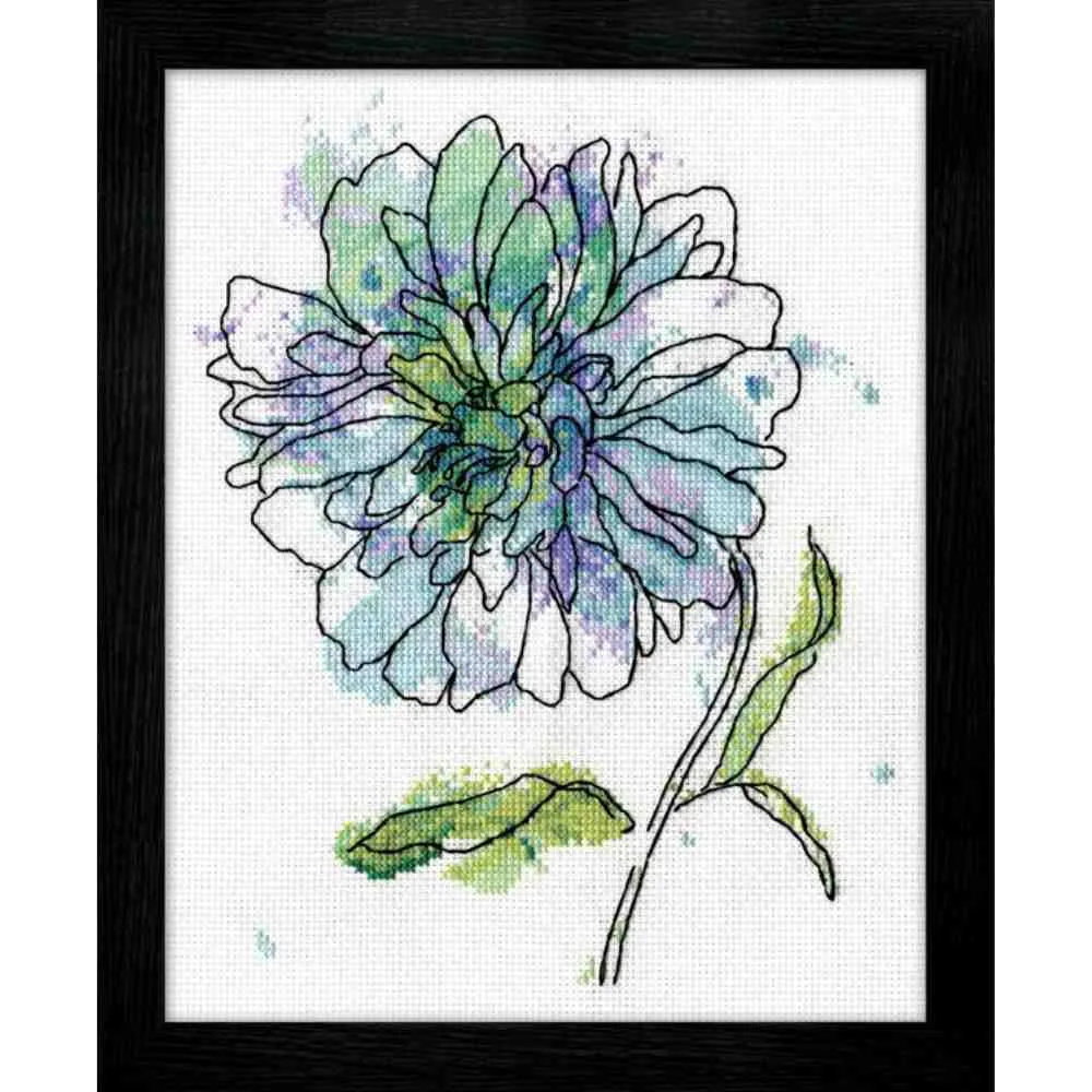 Design Works: Counted Cross Stitch - Blue Floral