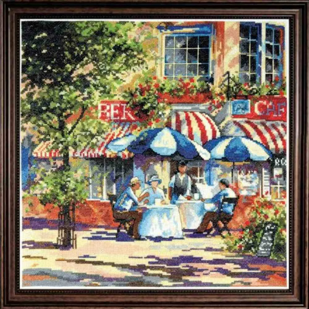 Design Works: Counted Cross Stitch - Cafe in the Sun