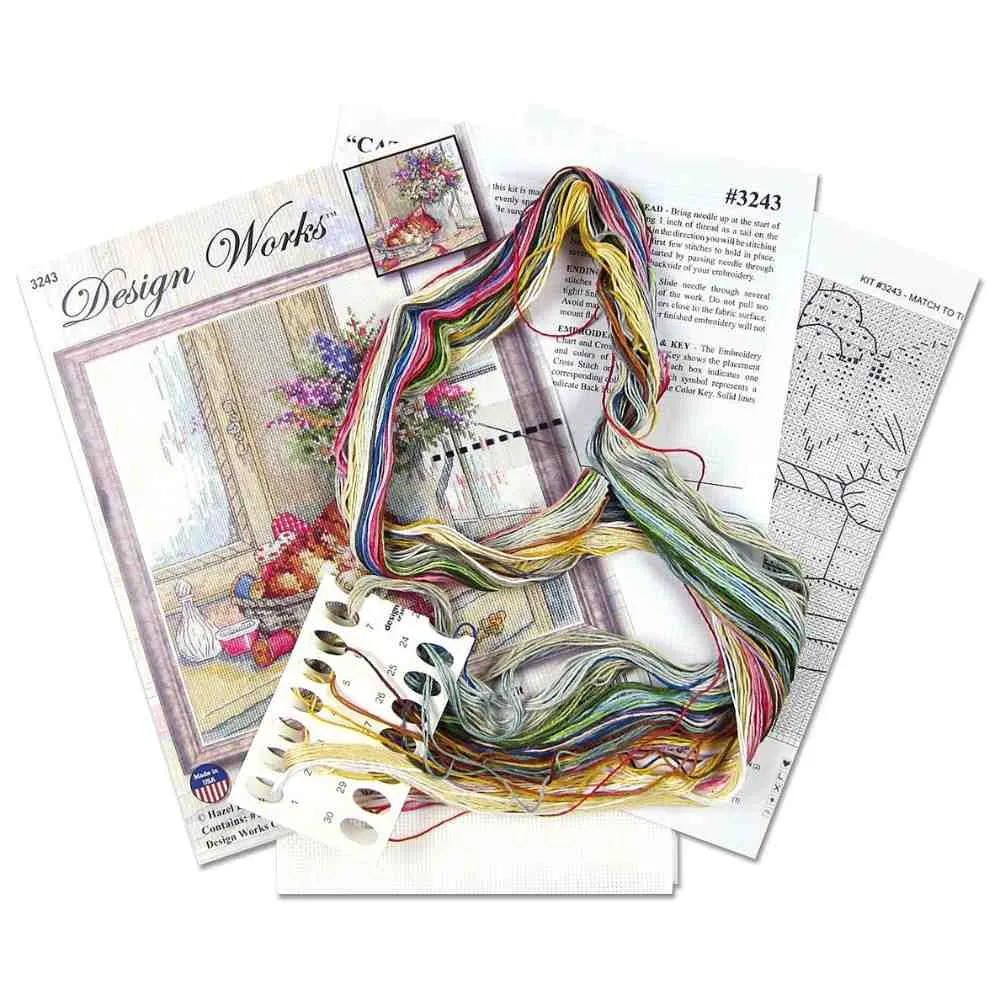 Design Works: Counted Cross Stitch - Cat Nap - Image 3