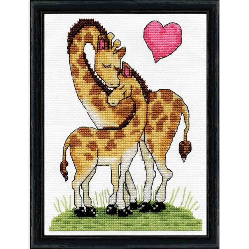 Design Works: Counted Cross Stitch - Giraffe Love