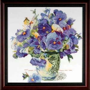 Design Works: Counted Cross Stitch - Pansy Floral