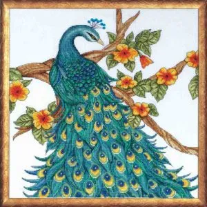 Design Works: Counted Cross Stitch - Peacock