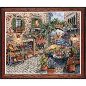 Design Works: Counted Cross Stitch - Sidewalk Cafe