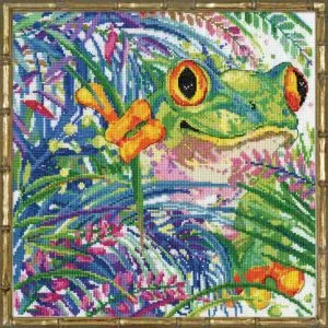 Design Works: Counted Cross Stitch - Tree Frog