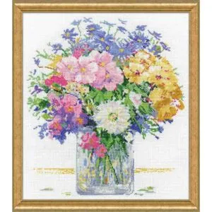 Design Works: Counted Cross Stitch - Pastel Floral