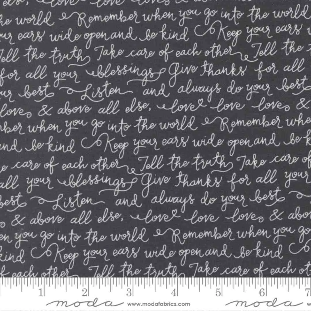 Moda: Country Rose - Charcoal 5172-17 - Image 2