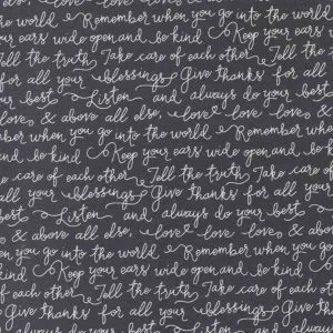 Moda: Country Rose - Charcoal 5172-17