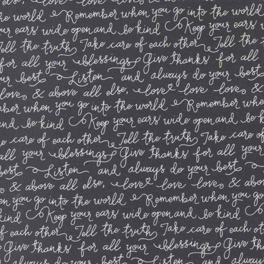 Moda: Country Rose - Charcoal 5172-17