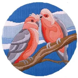 Country Threads: Long Stitch - Galahs