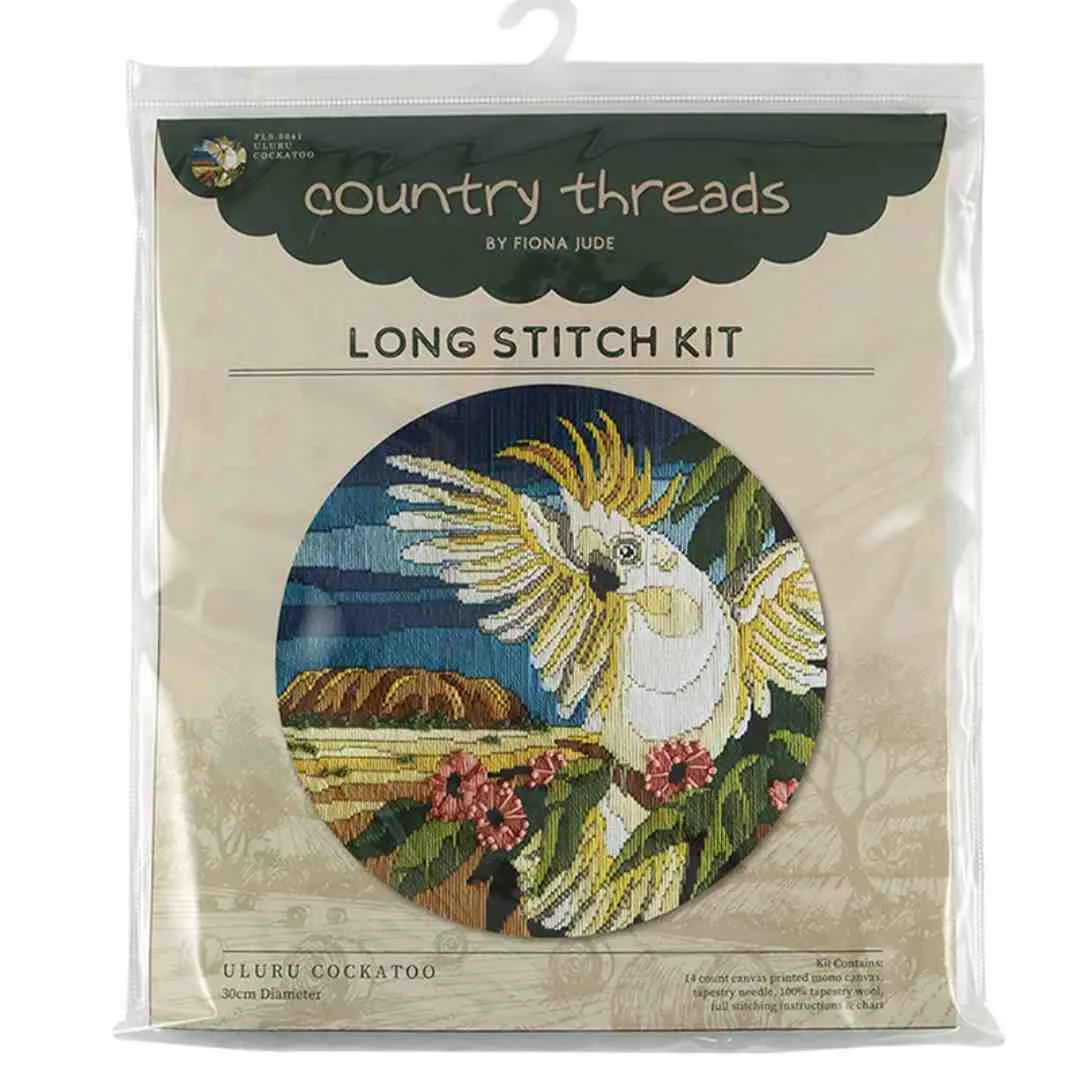 Country Threads: Long Stitch - Uluru Cockatoo - Image 2
