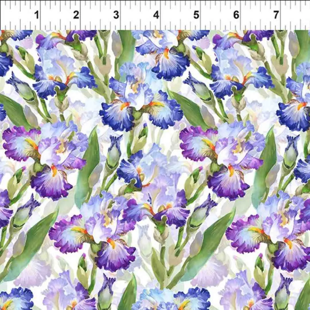 In the Beginning: Decoupage - Purple Iris - Image 2