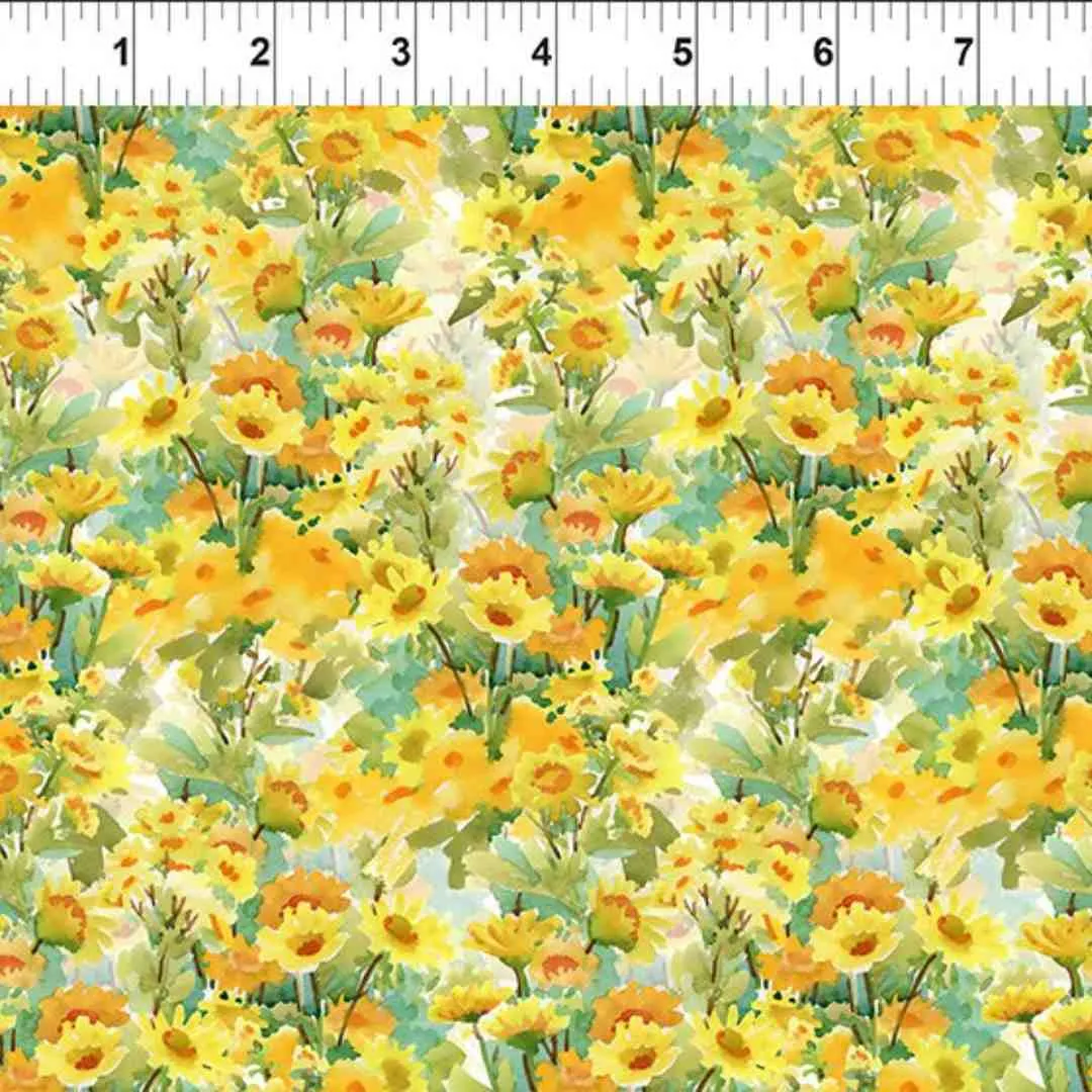In the Beginning: Decoupage - Yellow Sunflowers - Image 2