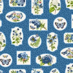Northcott Fabrics: Something Blue - DP25078-44
