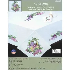 Tobon Home Crafts: Napkins - Grapes