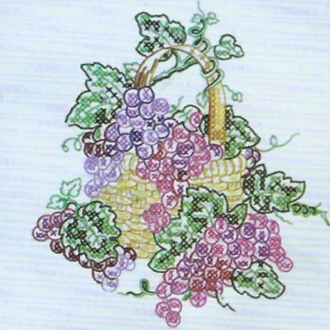Tobon Home Crafts: Napkins - Grapes - Image 2