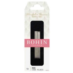 Bohin: Needles - Mode Straw - Milliners Size 10
