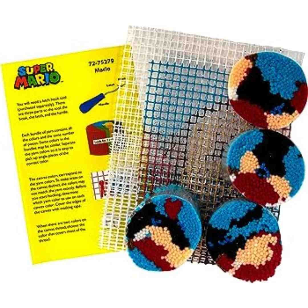 Dimensions: Latch Hook Kit - Super Mario - Image 4