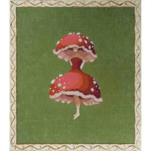 Nora Corbett: Counted Cross Stitch - Miss Forest Mushroom