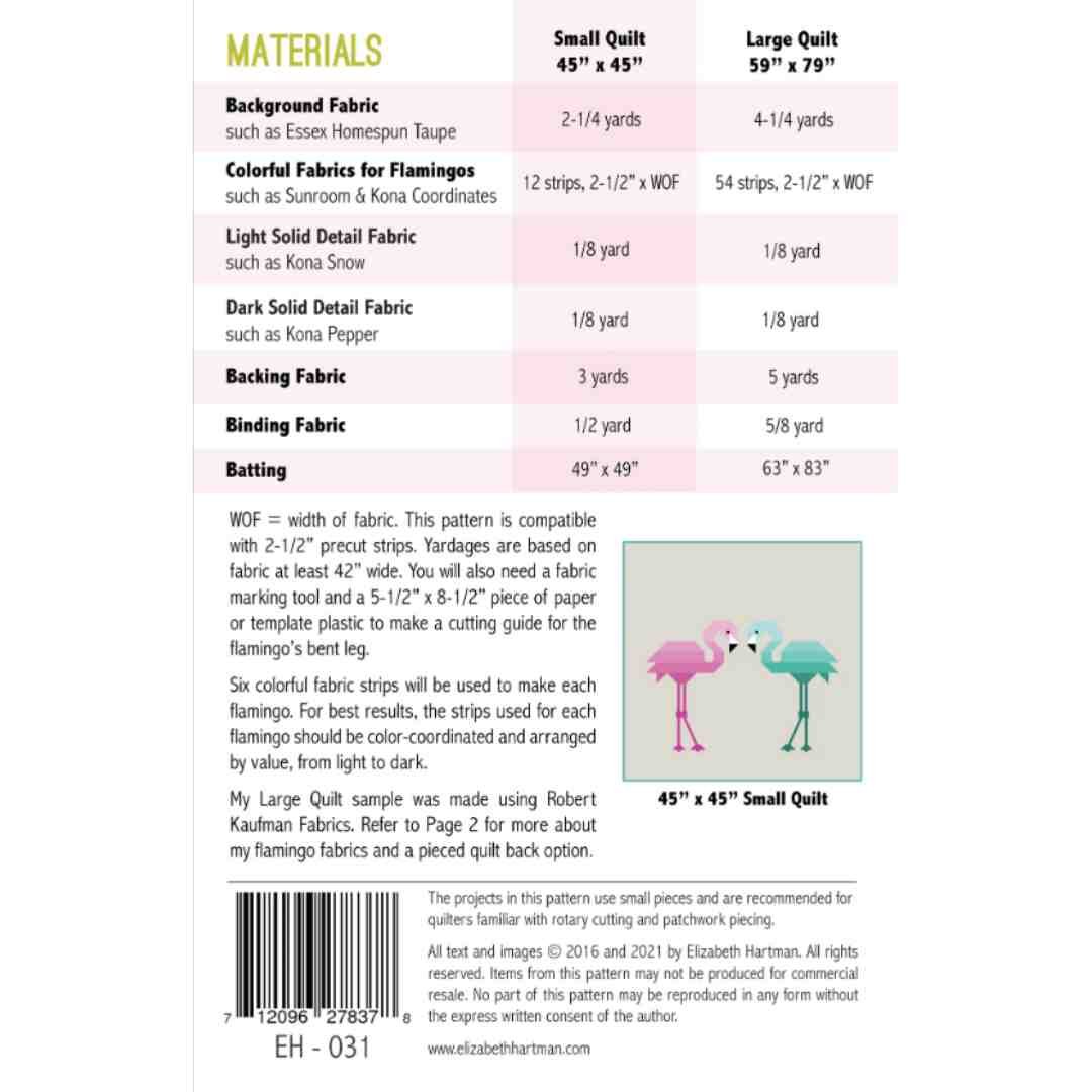 Elizabeth Hartman: Pattern - Florence Flamingo - Image 2