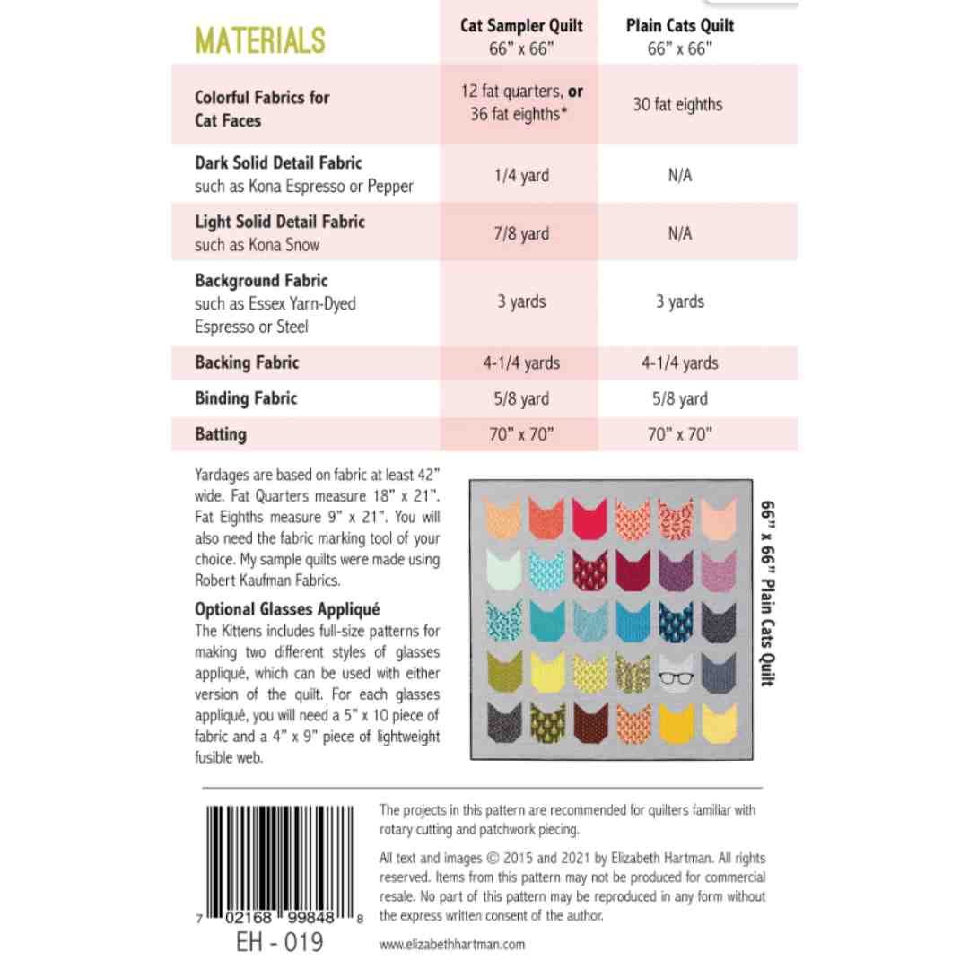 Elizabeth Hartman: Pattern - The Kittens - Image 2