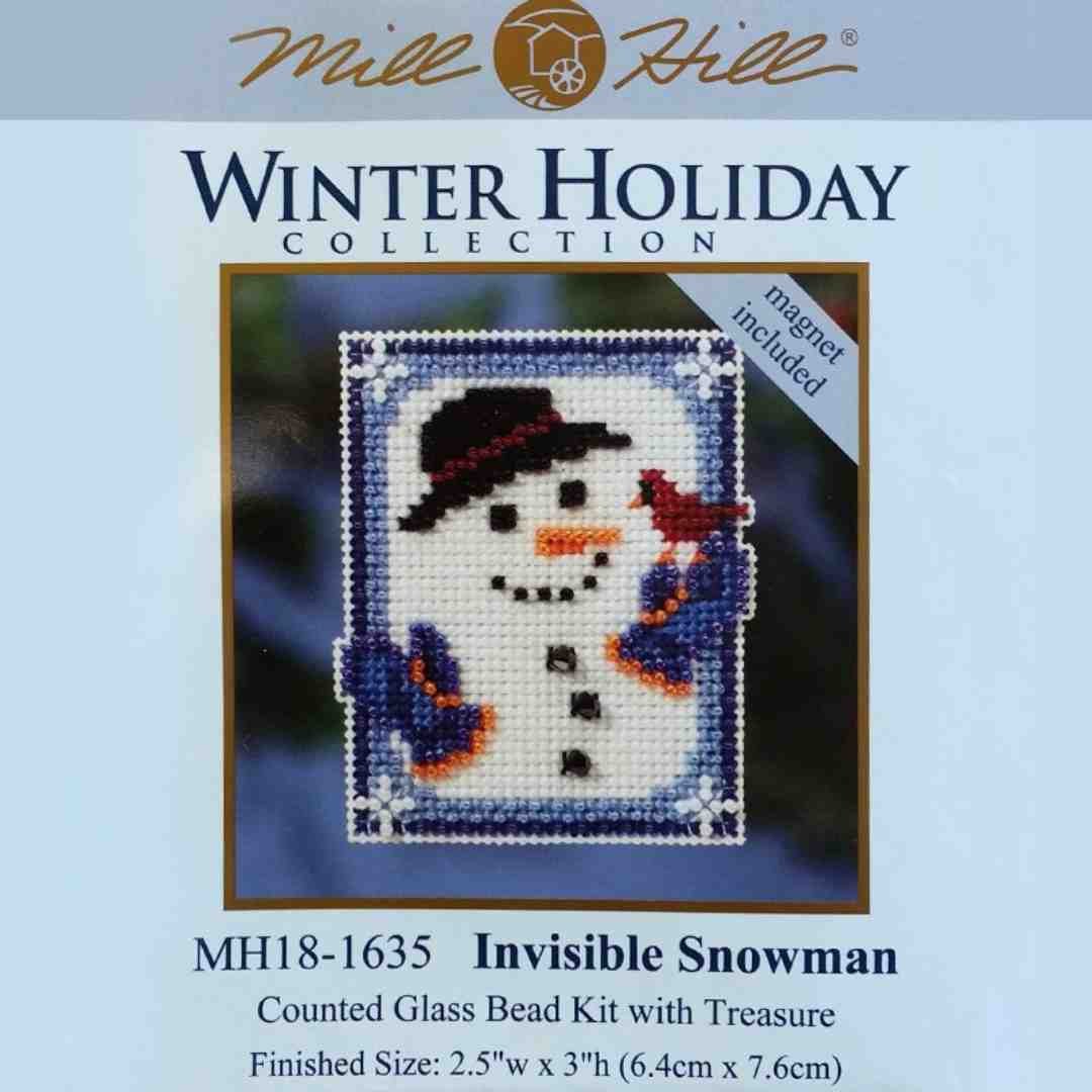 Mill Hill: Counted Cross Stitch - Invisible Snowman - Image 2