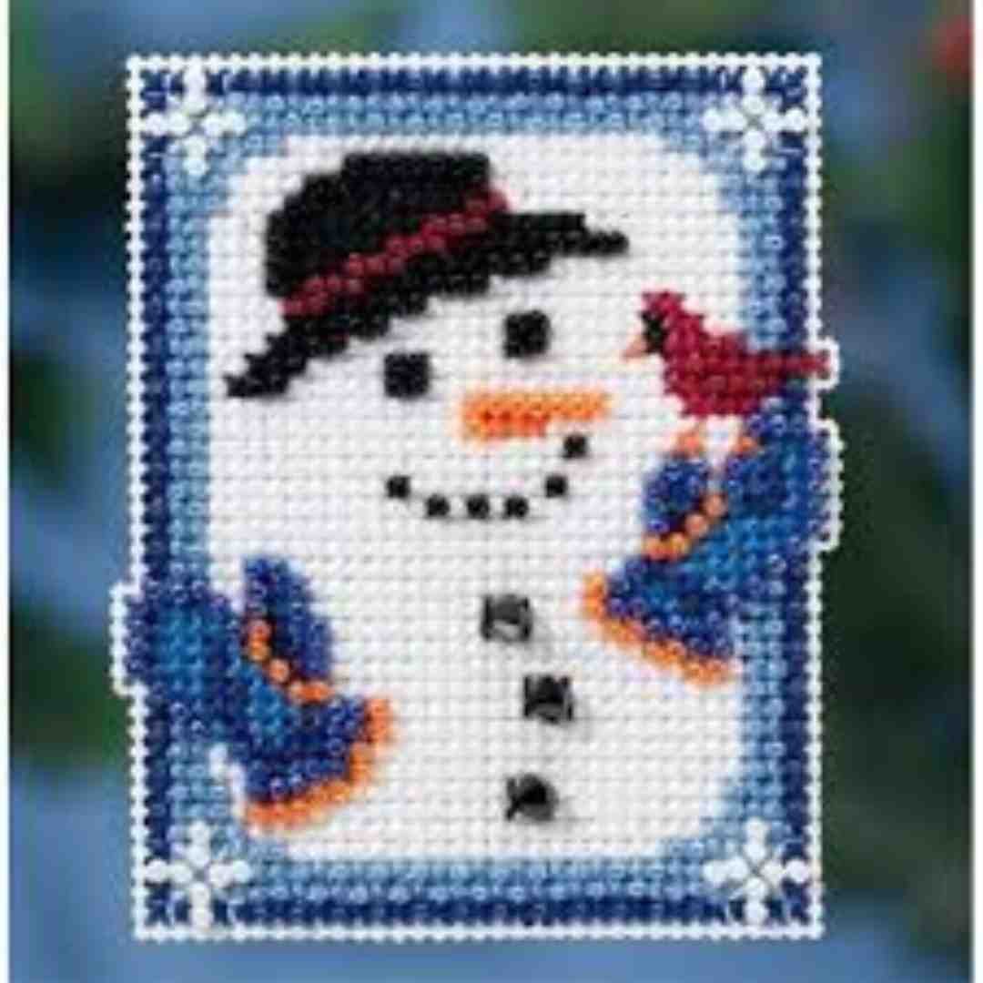 Mill Hill: Counted Cross Stitch - Invisible Snowman - Image 3