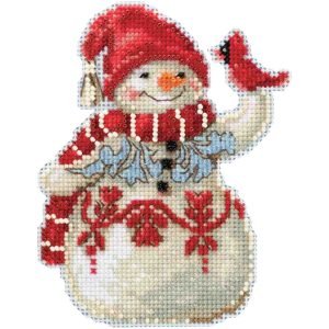 Mill Hill: Counted Cross Stitch - Snowman With Cardinal