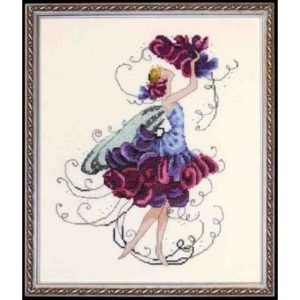 Nora Corbett: Counted Cross Stitch - Spring Garden, Sweet Pea