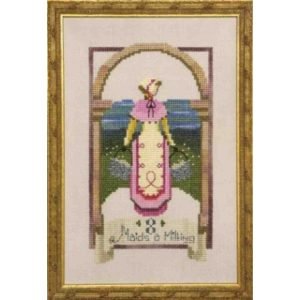 Nora Corbett: Counted Cross Stitch - Eight Maids A Milking