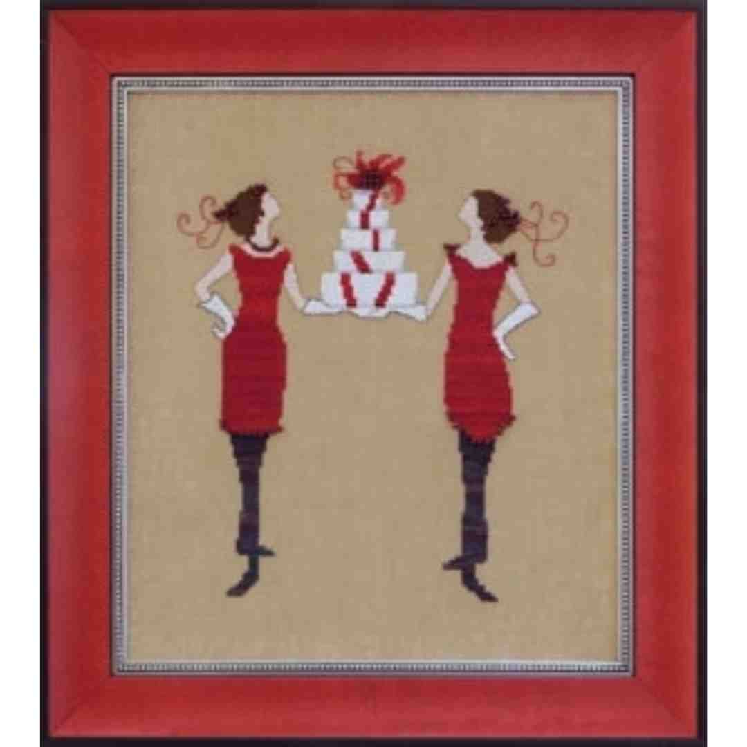 Nora Corbett: Counted Cross Stitch - Red Gifts
