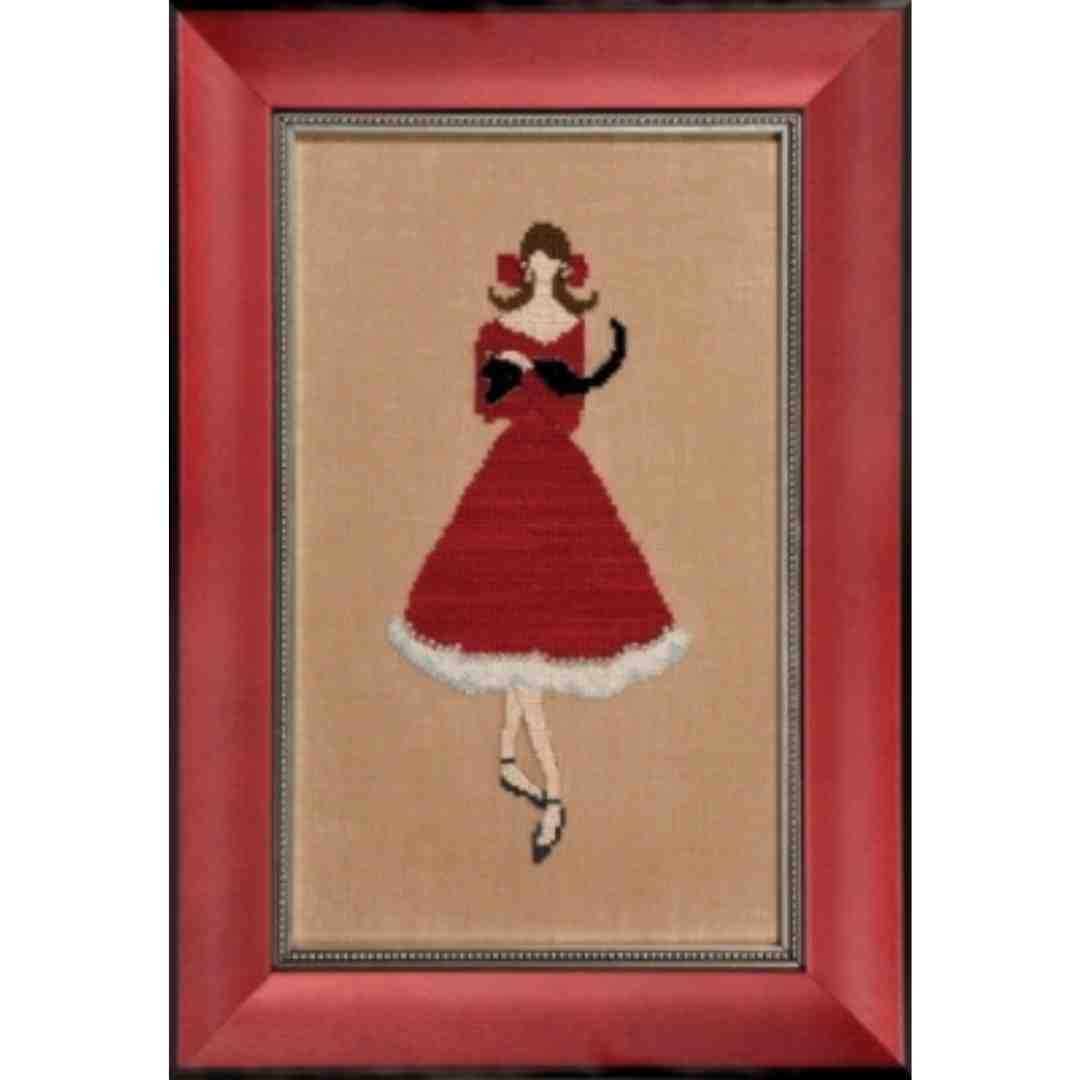 Nora Corbett: Counted Cross Stitch - Red Kitten