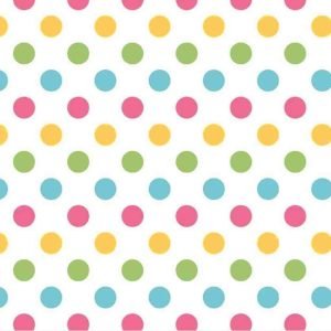 Riley Blake Designs: Medium Dot - Multi/White