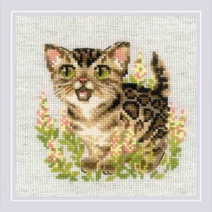 Riolis: Counted Cross Stitch - Bengal Kitten