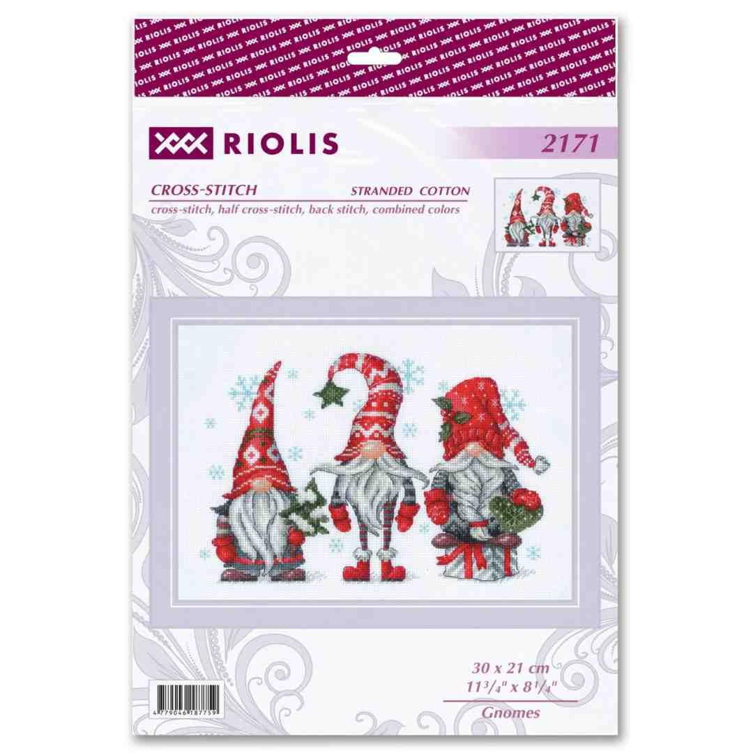 Riolis: Counted Cross Stitch - Gnomes - Image 2