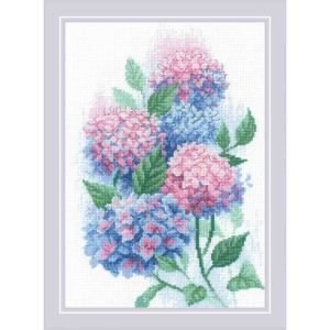 Riolis: Counted Cross Stitch - Graceful Hydrangeas