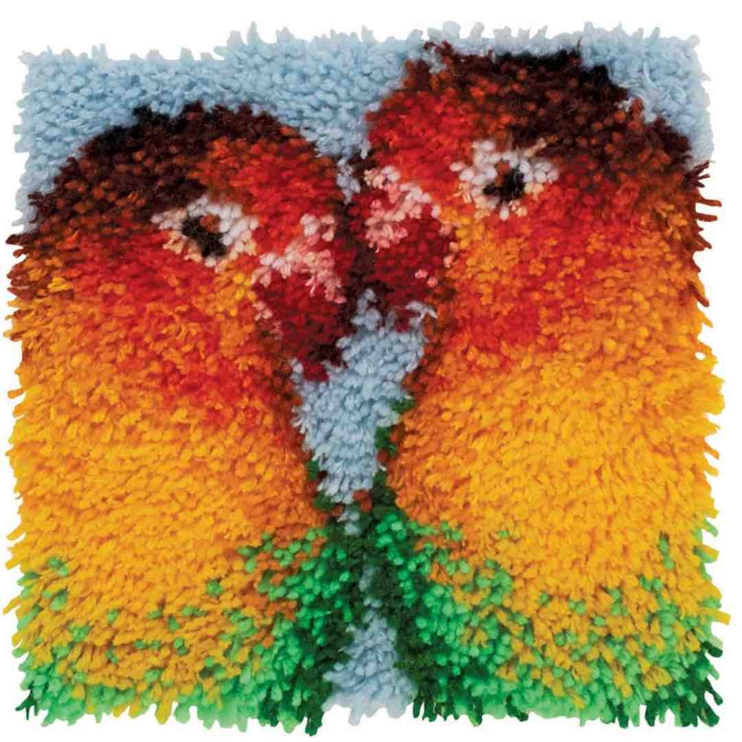 Wonderart: Latch Hook Kit - Lovebirds