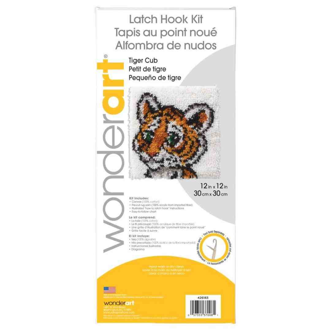 Wonderart: Latch Hook Kit - Tiger Cub - Image 2