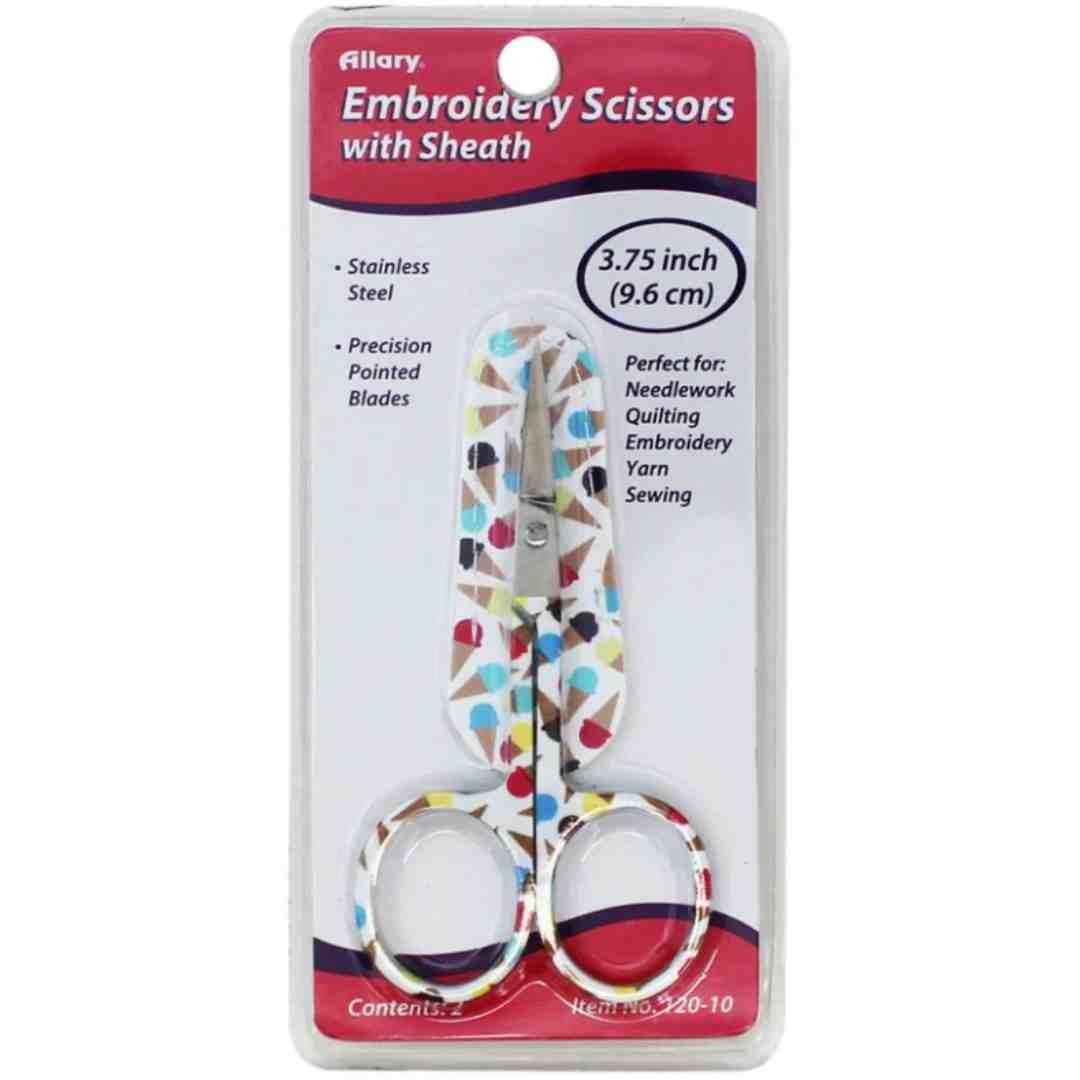 Allary: Embroidery Scissors with Sheath - Image 4