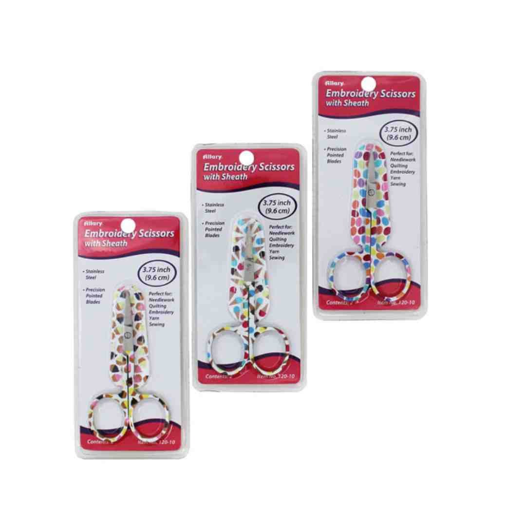 Allary: Embroidery Scissors with Sheath