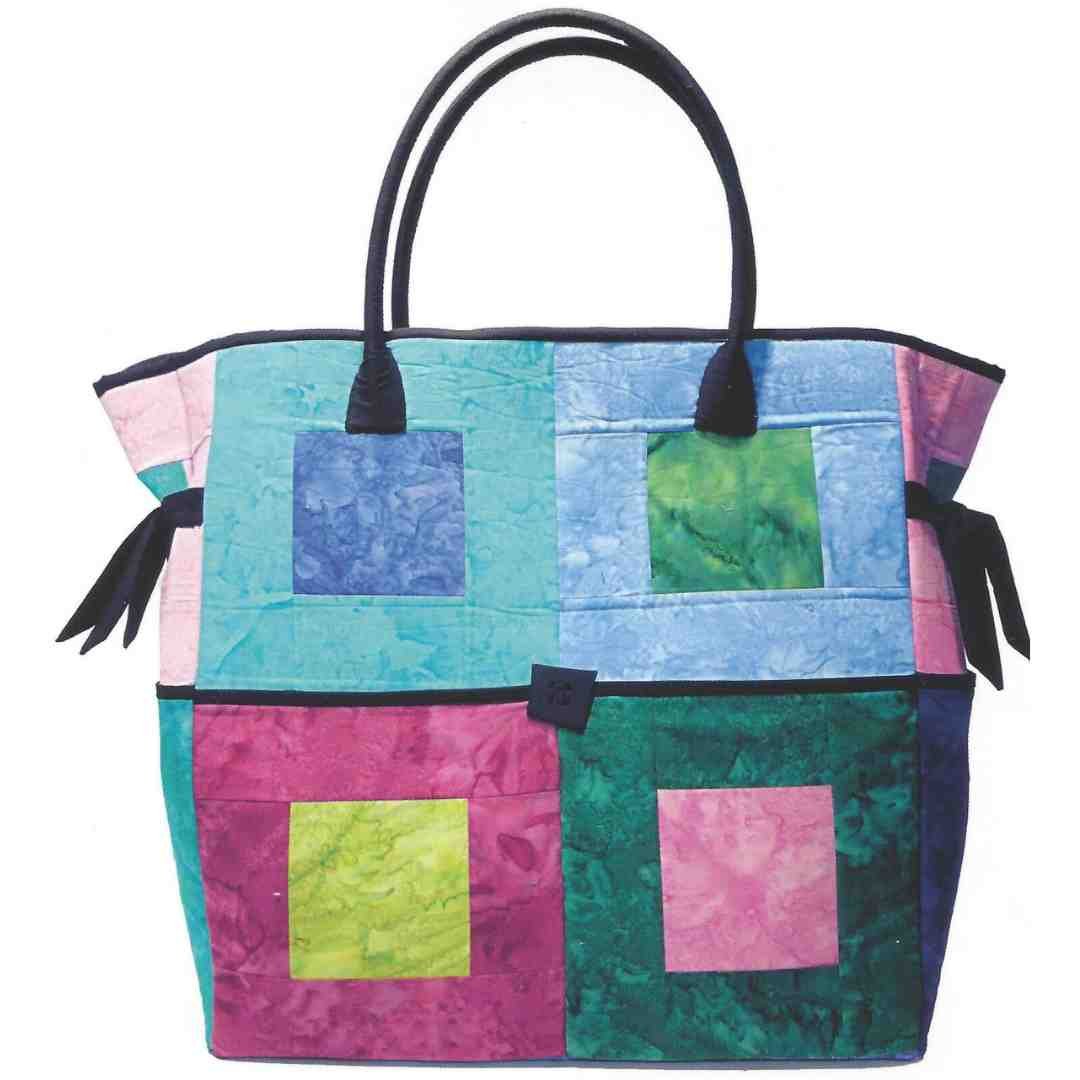 Aunties Two: Pattern - Block Party Bag - Image 2