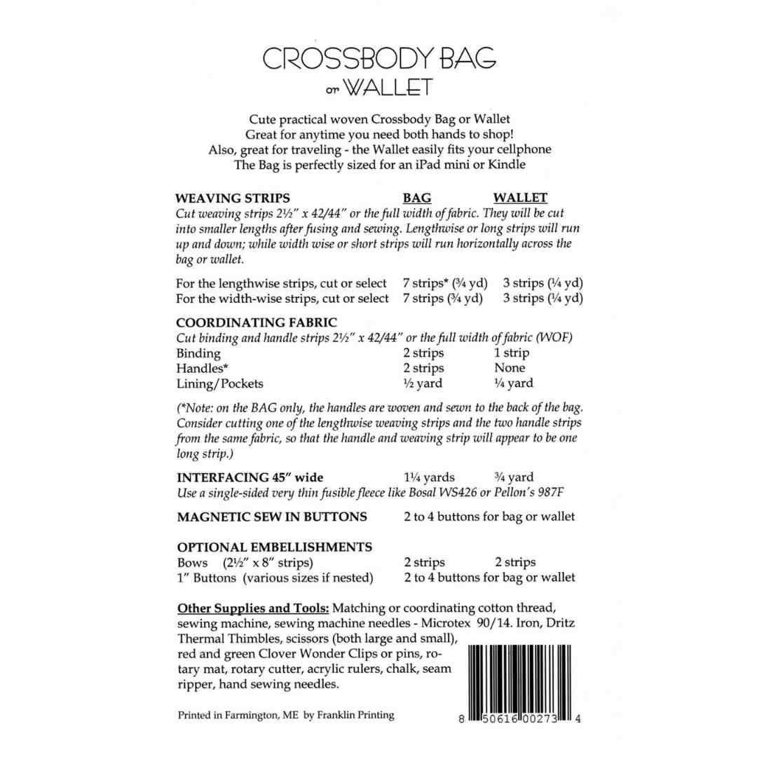 Aunties Two: Pattern - Crossbody Bag - Image 2