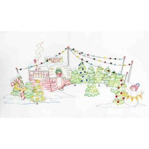 Crab.apple Hill Studio: Stitcheries - Candy Cane Tree Lot