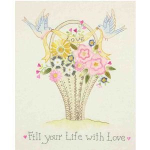 Crab.apple Hill Studio: Stitcheries - Fill Your Life With Love