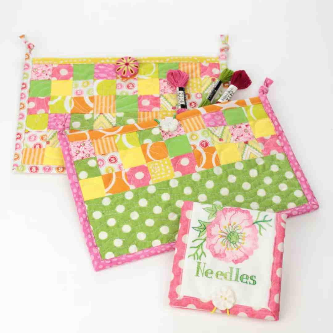 Crab.apple Hill Studio: Stitcheries - Poppy Project Bag - Image 3