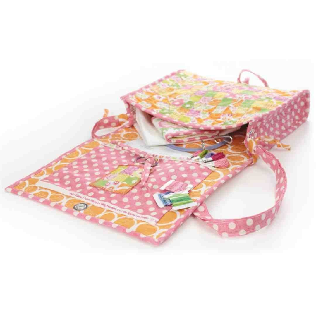 Crab.apple Hill Studio: Stitcheries - Poppy Project Bag - Image 2