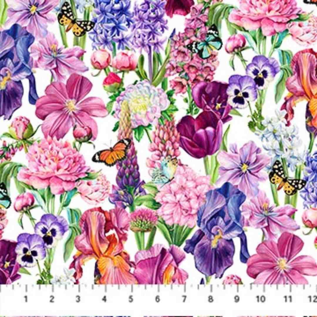 Northcott Fabrics: Deborah's Garden - DP25590-10 - Image 2