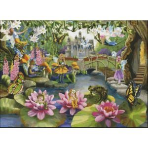 Heaven and Earth Designs: Counted Cross Stitch - Little Fairies at Play