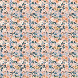 Fildo Fabrics: Alpine Bliss - Nightshade Coral