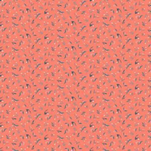 Fildo Fabrics: Alpine Bliss - Floral Orange